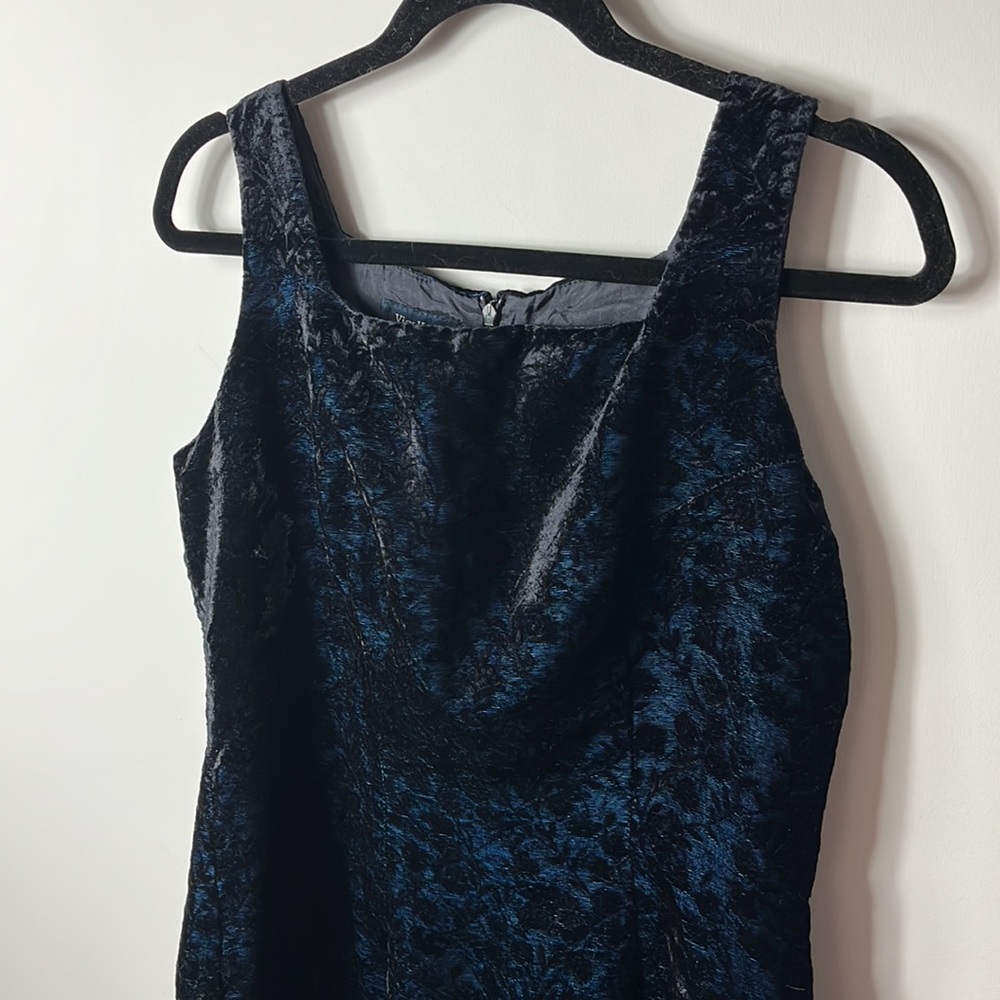 VINTAGE 90s velvet sheath dress